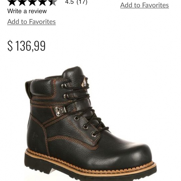 LeHigh 6” Steel Toe Workboots Size 10 M - Picture 1 of 3